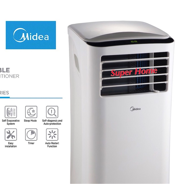 Stock Ready Midea Portable Aircond Mph 09crn1 1 0hp Portable Air Conditioner Shopee Malaysia