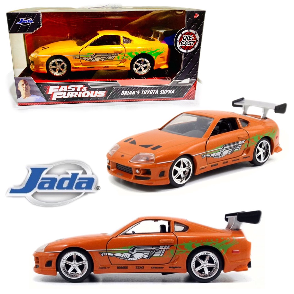 Original Jada 1:32 Fast & Furious Brian's Toyota Supra Diecast Car Ready Stock In Malaysia