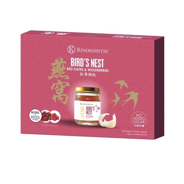 KINOHIMITSU Kino Red Dates Bird Nest 6X75G Shopee Malaysia