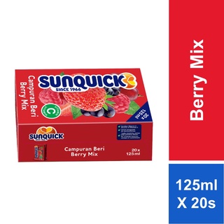 Sunquick Fruit Drink Mixed Berries 125ml x 20s