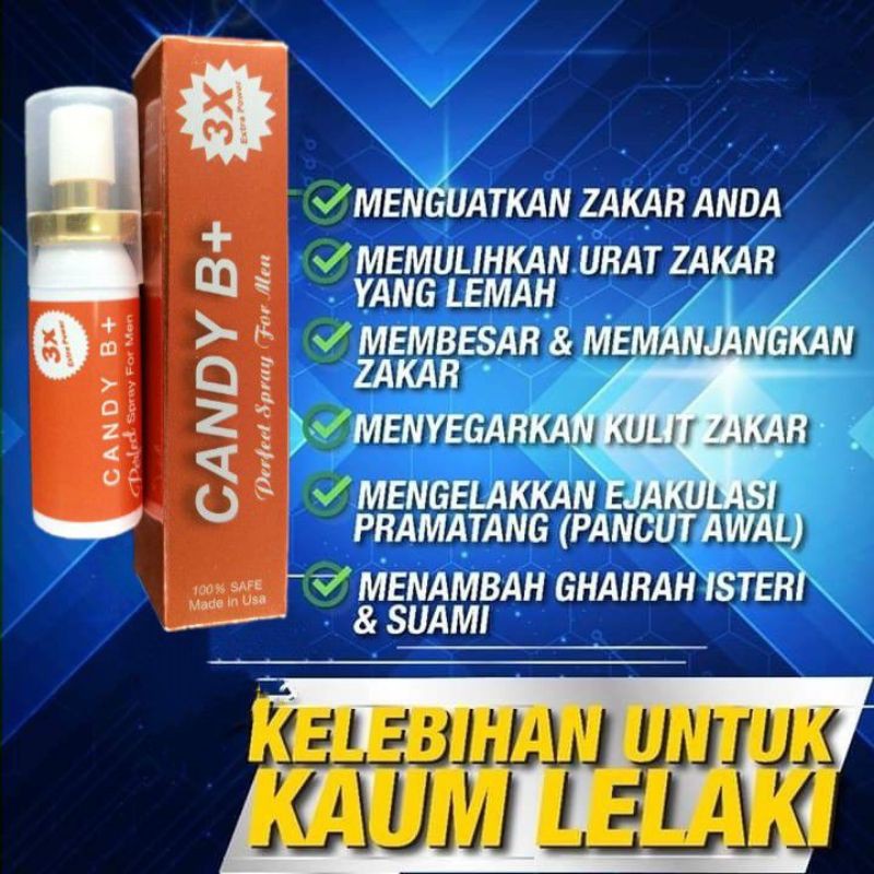 Candy B Spray Ori Shopee Malaysia