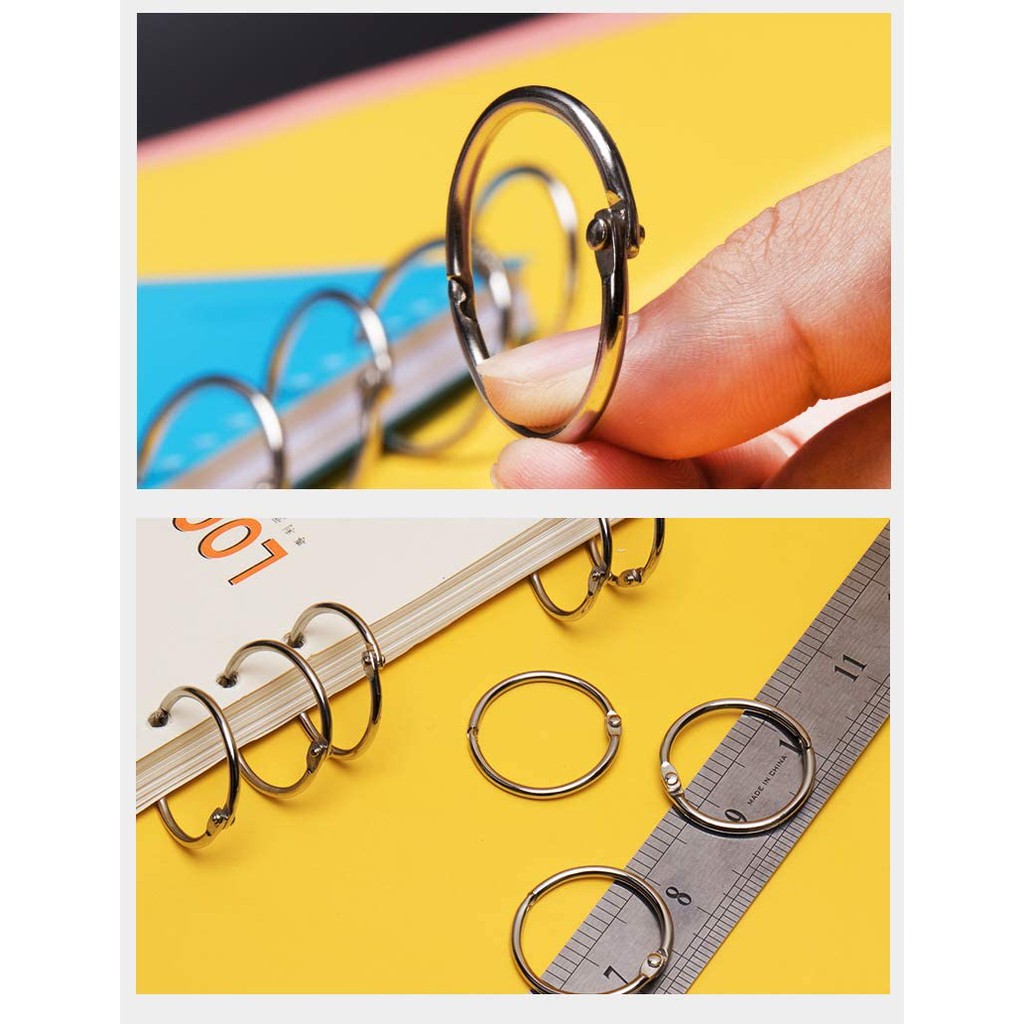 5 Pieces Loose Leaf Binder Rings Silver Office Book Rings For School Home 28 Mm Clips Clamps Rings Tape Adhesives Fasteners Malibukohsamui Com