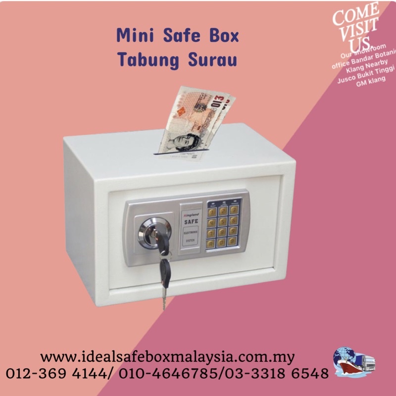 Safe box tabung surau safe box slot safe box mosque High Quality Digital Safety box with top hole 20EDKW