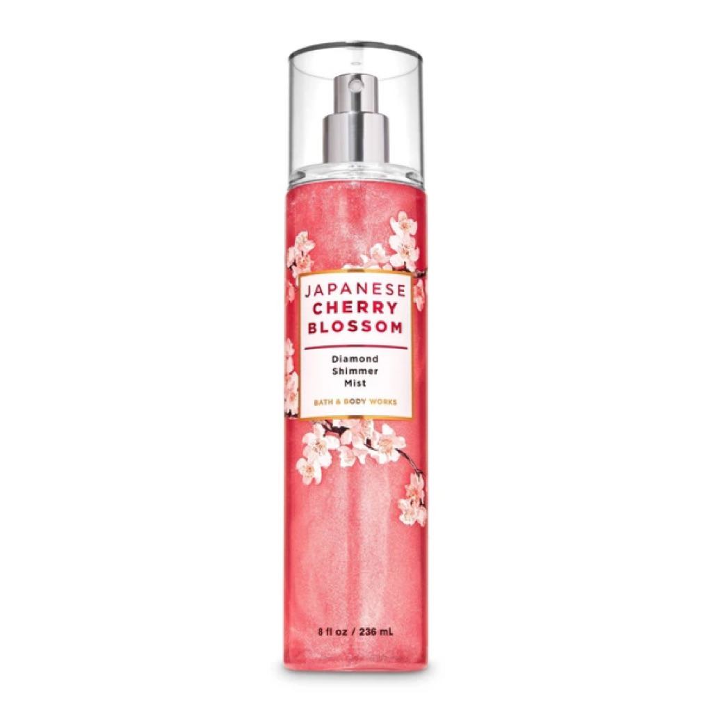 Bath & Body Works Japanese Cherry Blossom Diamond Shimmer Mist 236ml ...