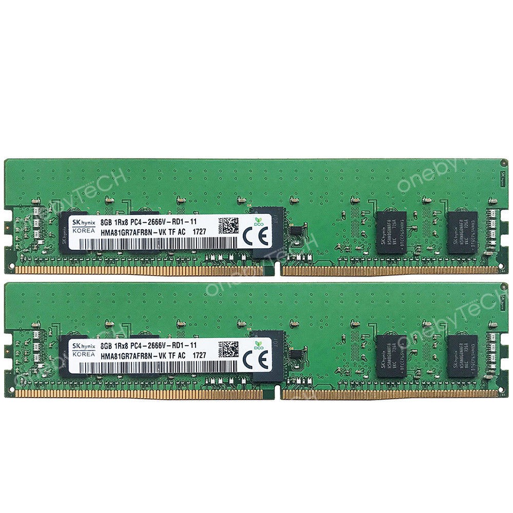 for GIGABYTE MU70-SU0 A-Tech 16GB Kit 2 x 8GB Server Memory Ram DDR4 PC4-21300 2666Mhz ECC Registered RDIMM 2rx8 AT385265SRV-X2R2