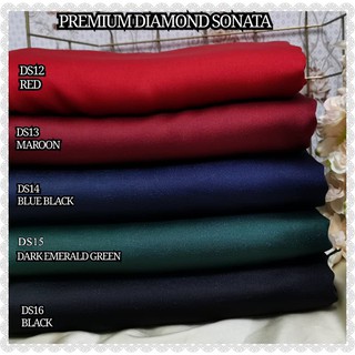 Hot Kain  Pasang Premium Diamond Sonata Satin 0 5m Bidang  