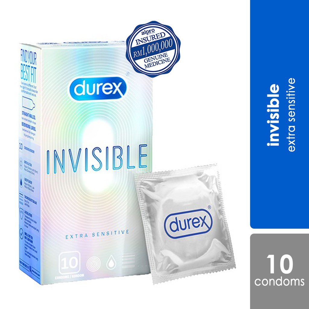 Buy Durex Invisible Extra Thin Extra Sensitive 10 S Seetracker Malaysia