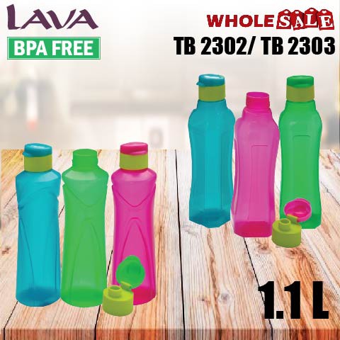 LAVA Sport Active Tumbler Drinking Water Bottle TB2302 TB2303 1.1ltr ...