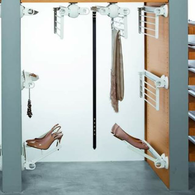 Wardrobe Pull Out Shoes Rack Self System Italy Shopee Malaysia