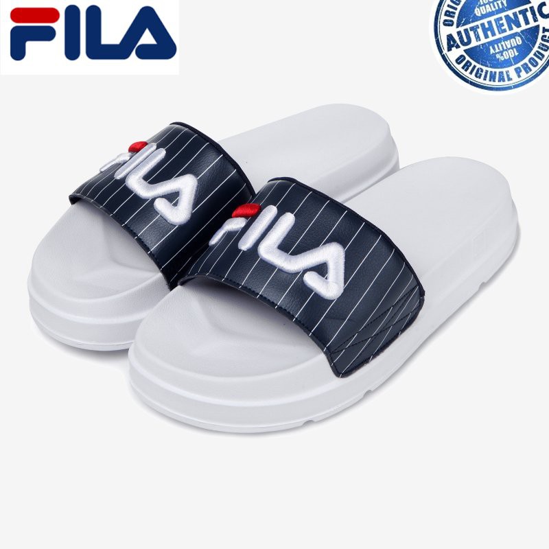 fila white slides