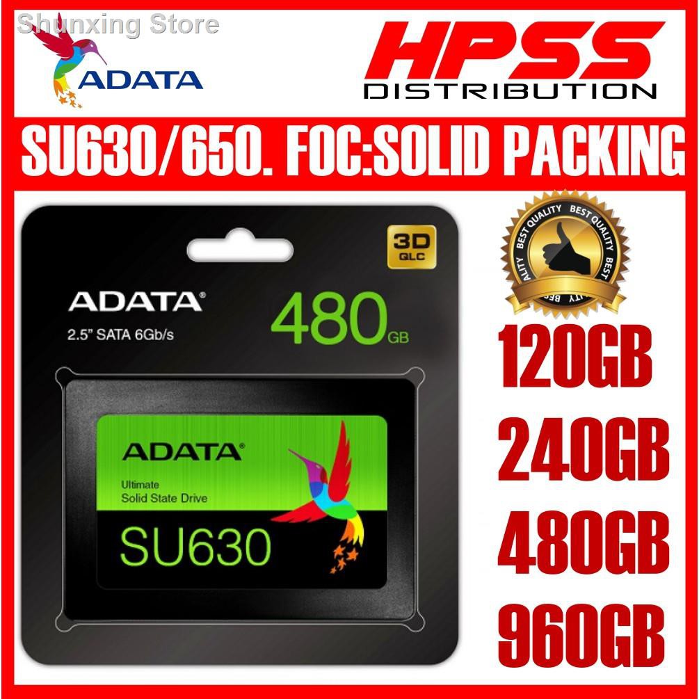 Moon radius gain ❈ஐORIGINAL ADATA 120GB 240GB 480GB 960GB SSD SU630 / SU650 Sata 2.5 SSD.  LIKE APACER AS340 KINGSTON A400 SANDISK PLUS | Shopee Malaysia