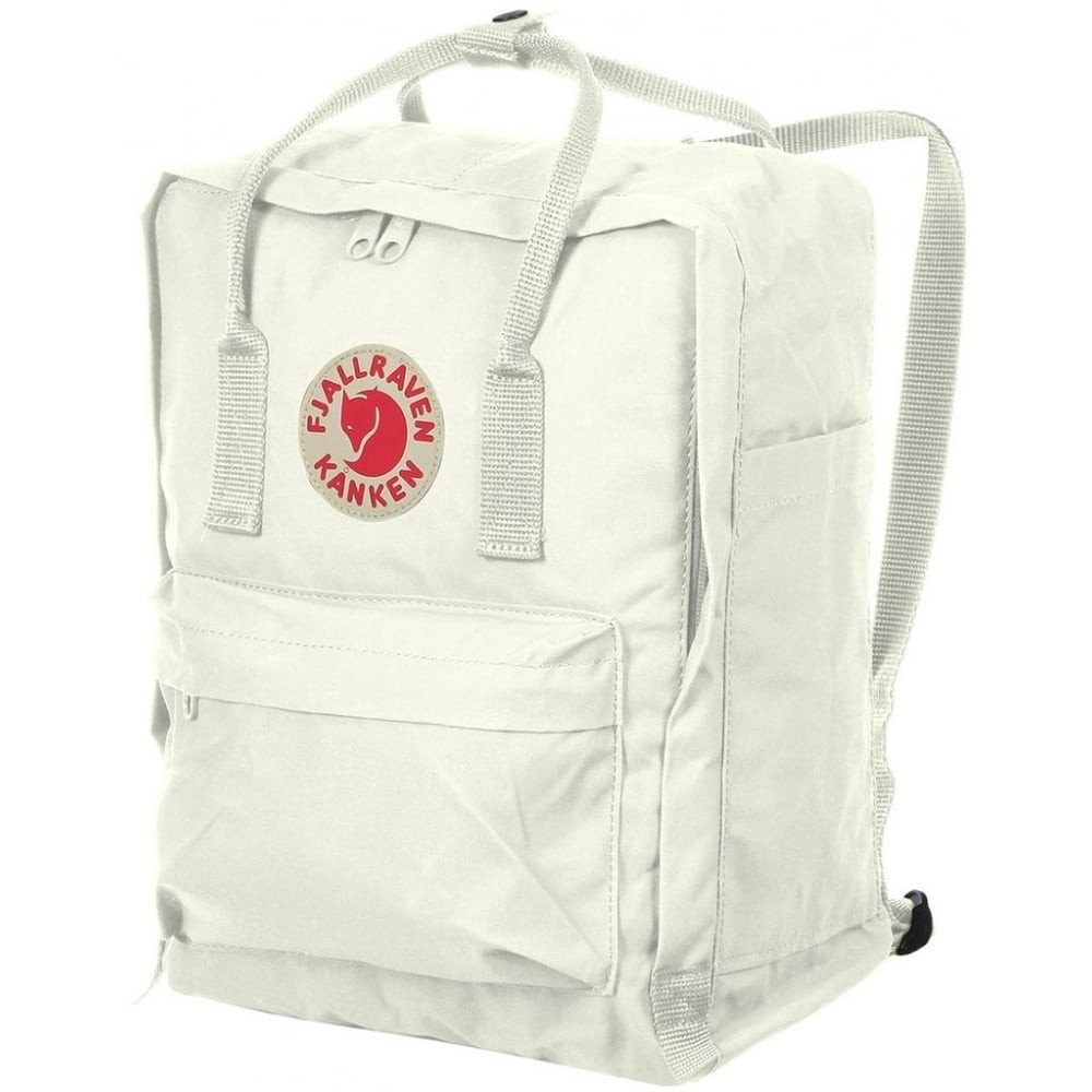 kanken white backpack