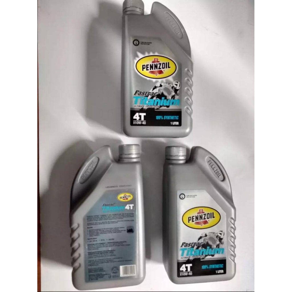 PENNZOIL 100% Synthetic Titanium 4T (1L) / 3 bottles of 1 litre ...