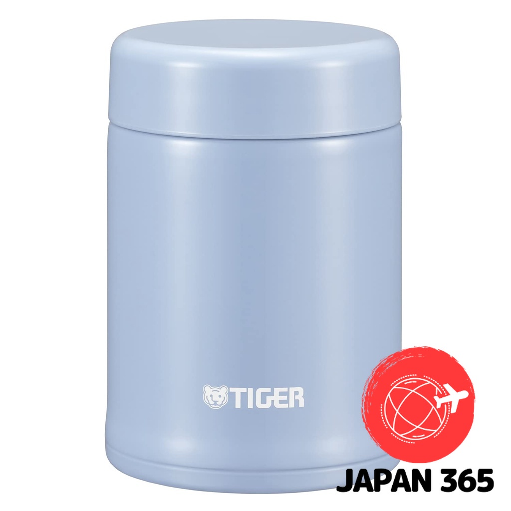 Tiger MCA-C025AS Water Bottle, 8.5 fl oz (250 ml), Lightweight, Screw, Vacuum Insulated Bottle, Tumbler-Safe, Hot and Cold Retention, Sax Blue 【Direct from japan】