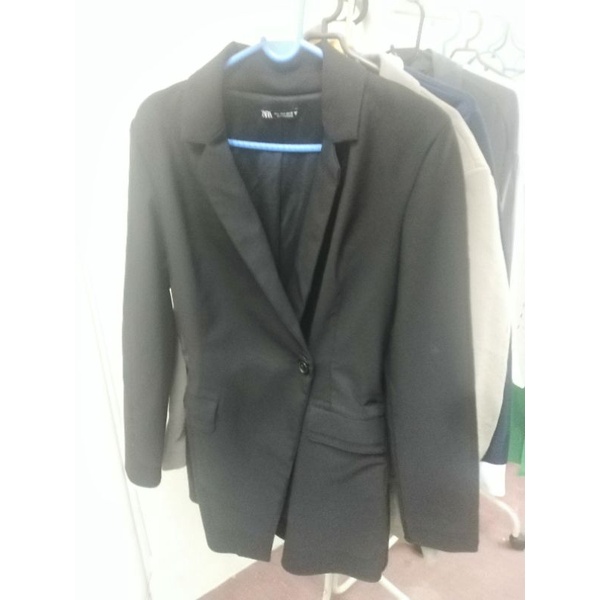 ZARA Black Blazers Jumpsuit Ready stock