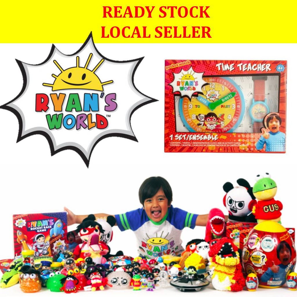 Ryan's World Time Teacher/ Ryan Toys Review / Ryan Toy (ORIGINAL) – READY  AND LIMITED STOCK | Shopee Malaysia