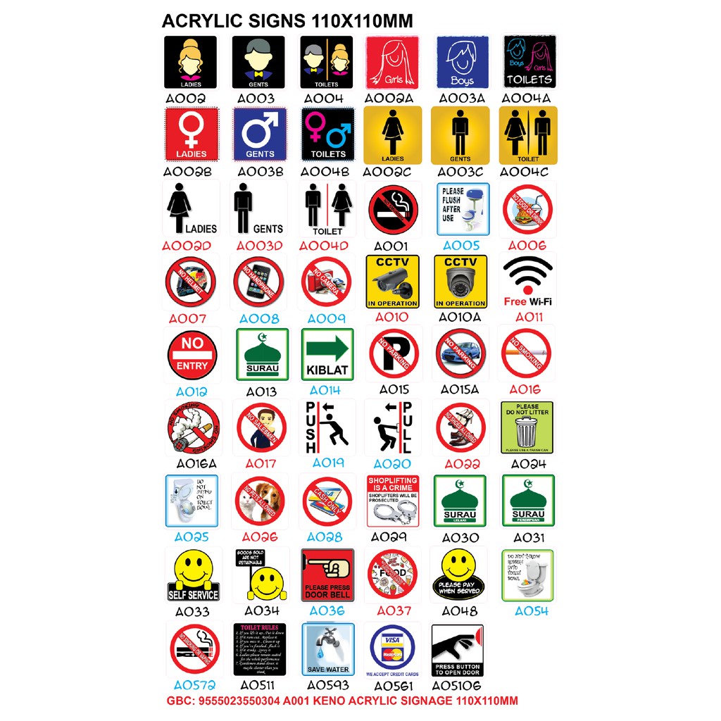 DO NOT STAND ON THE TOILET BOWL ACRYLIC SIGN BOARD 110X110MM Shopee