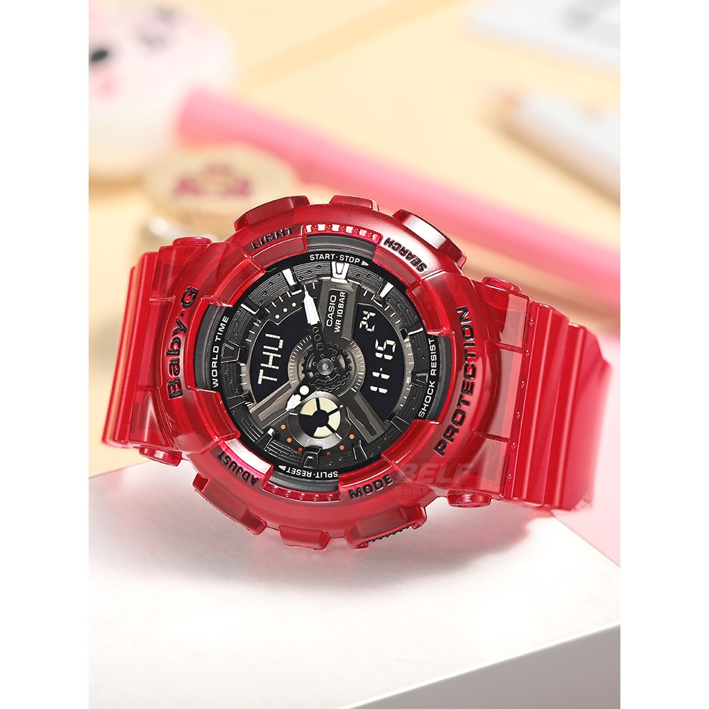 g shock baby g red