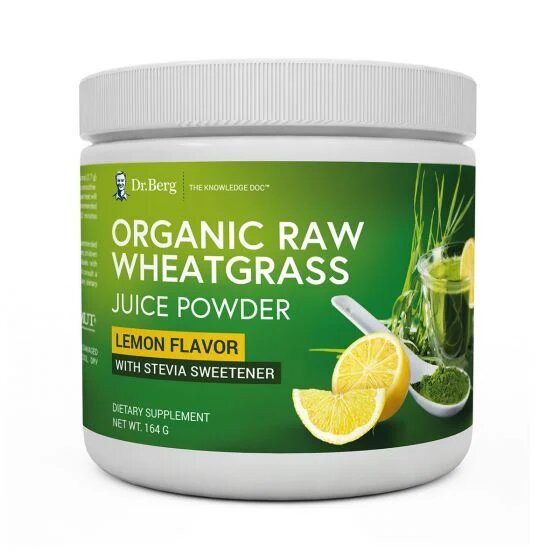 Dr Berg's Dr Berg Organic Raw Wheat Grass Wheatgrass Juice Powder with