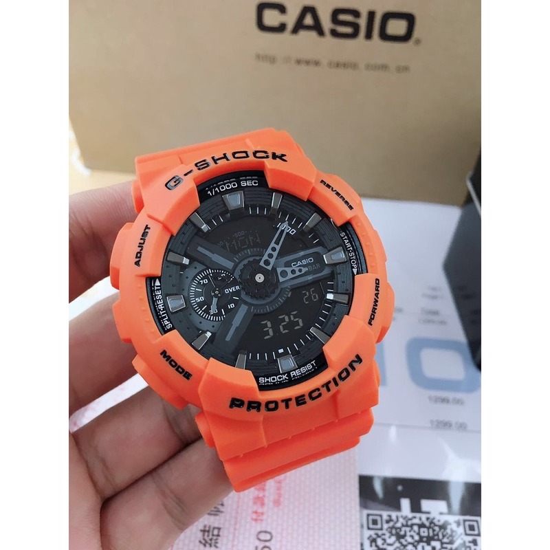 g shock ga 100 orange
