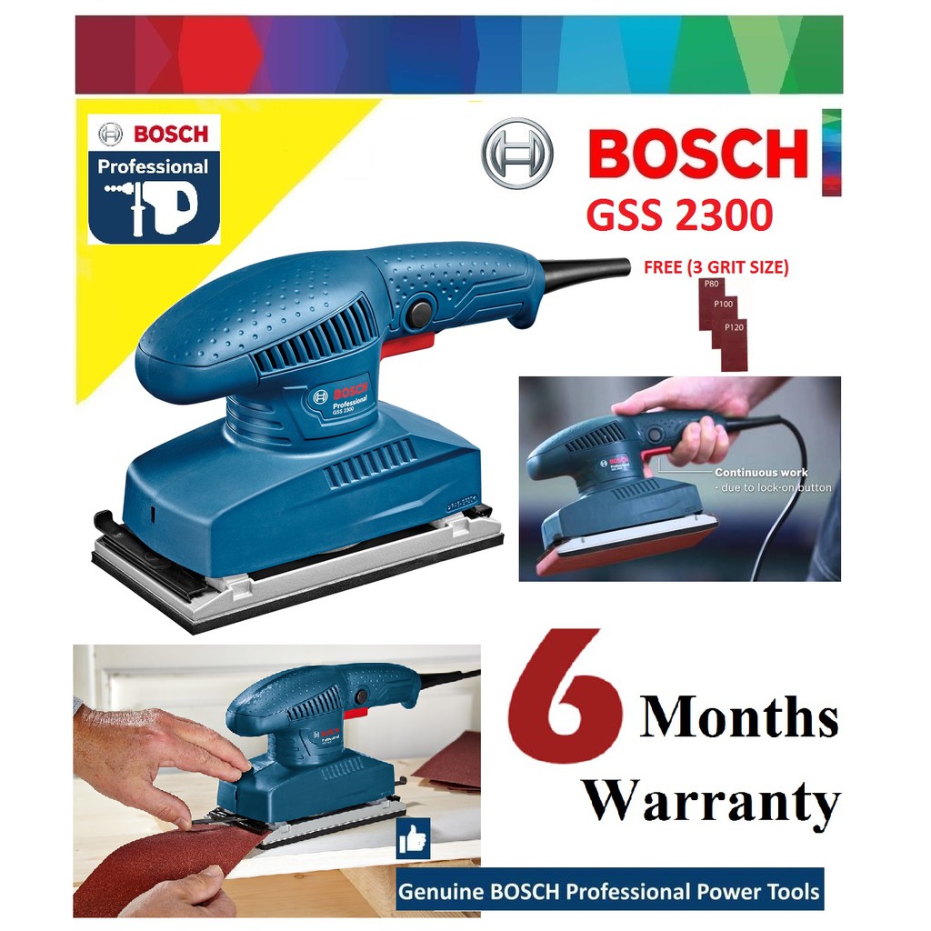 Bosch Gss 2300 93 X 230mm Orbital Sander Shopee Malaysia