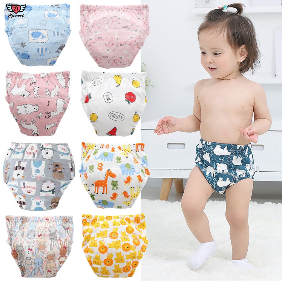 Kids Potty Training Pants 6 Layer Baby Underwear Diaper Pampers Pant