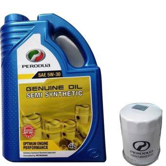 Minyak Enjin PERODUA SAE 5W-30 Semi Synthetic Engine Oil 