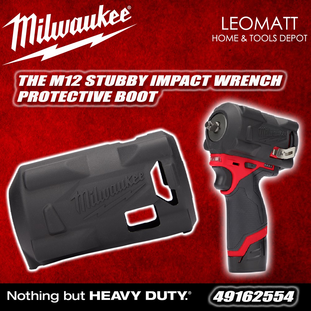 Milwaukee M12 Stubby Impact Wrench Protective Boot | Shopee Malaysia