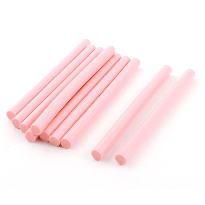 pink hot glue sticks