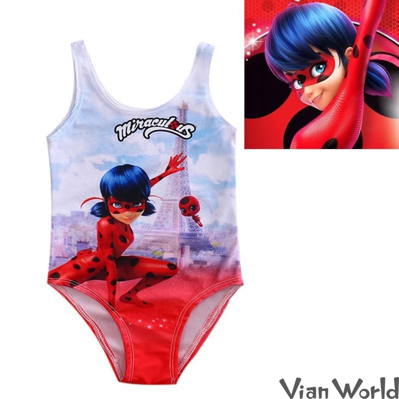 ladybug swimming costume