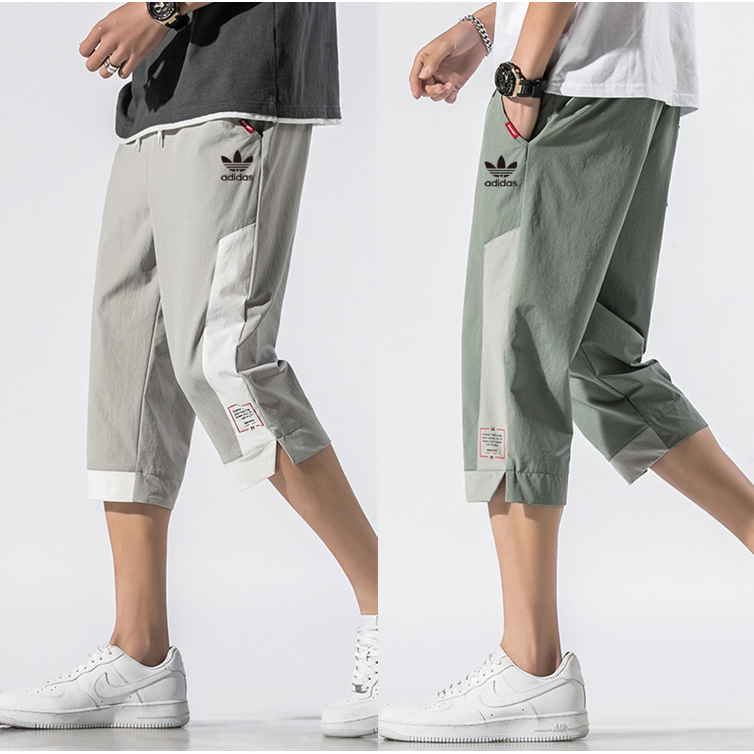 adidas cropped pants mens