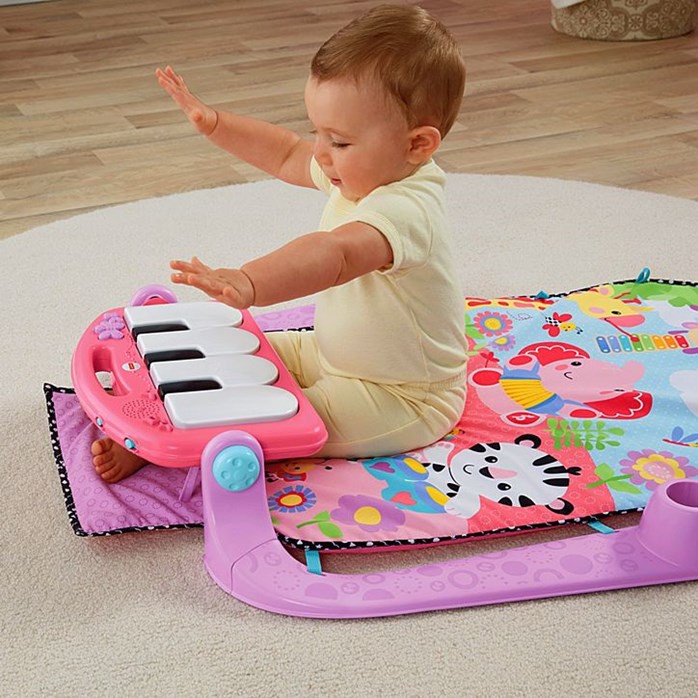 Fisher-Price Kick and Play Piano Gym, Pink | Shopee Malaysia