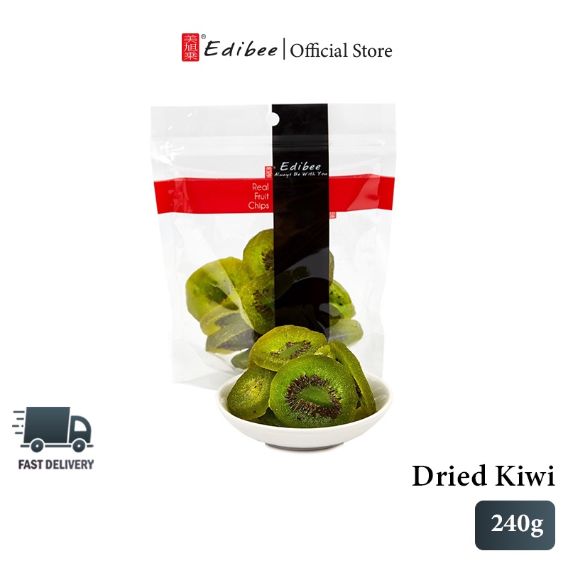 Edibee Dried Kiwi Fruit Snack (200g) Dry Fruits 奇异果 水果干