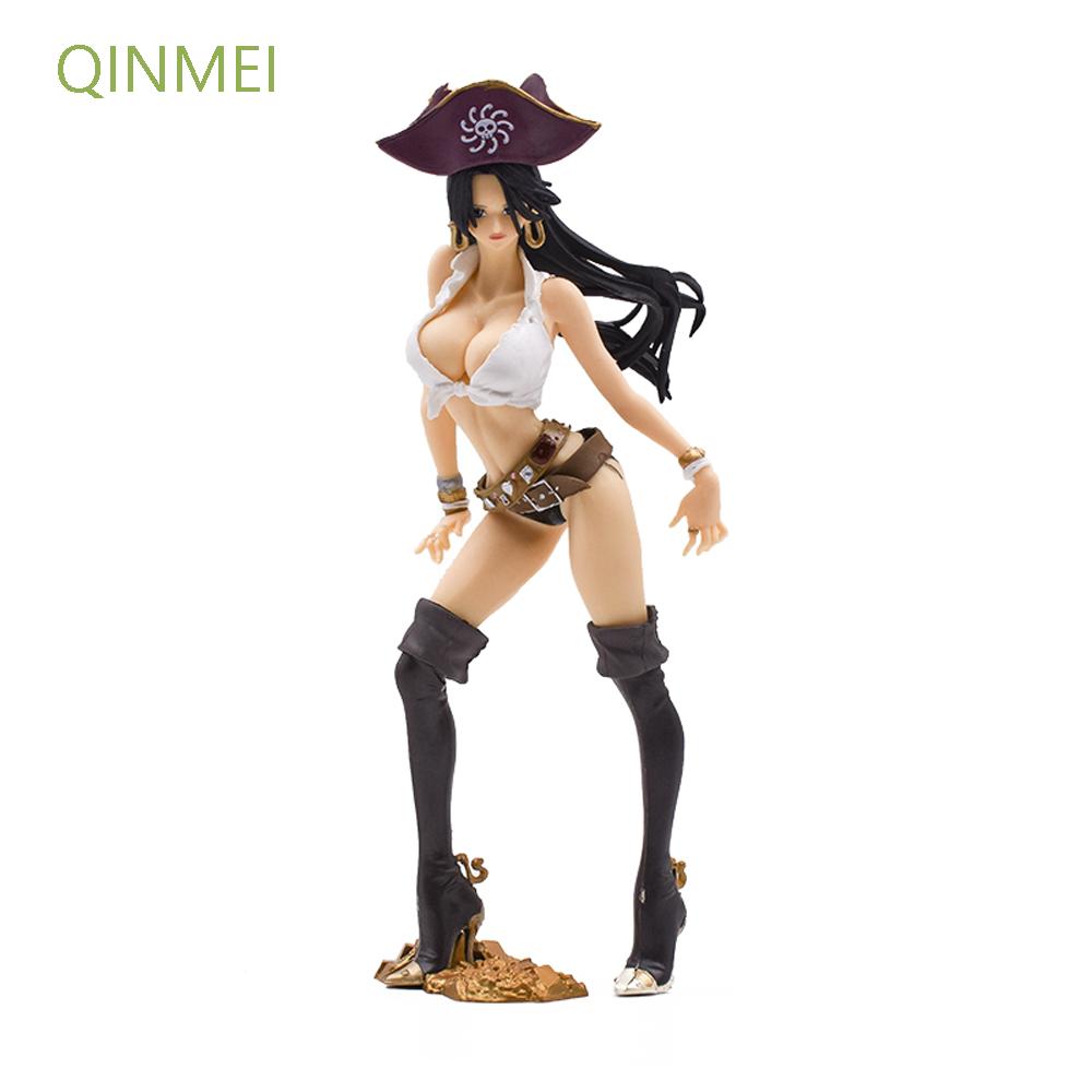 Qinmei Christmas Gift Hancock Figure Model Toy Luffy Wife Boa Hancock Anime Collectible Cartoon 25cm Pvc Toys Doll Action Figure Shopee Malaysia
