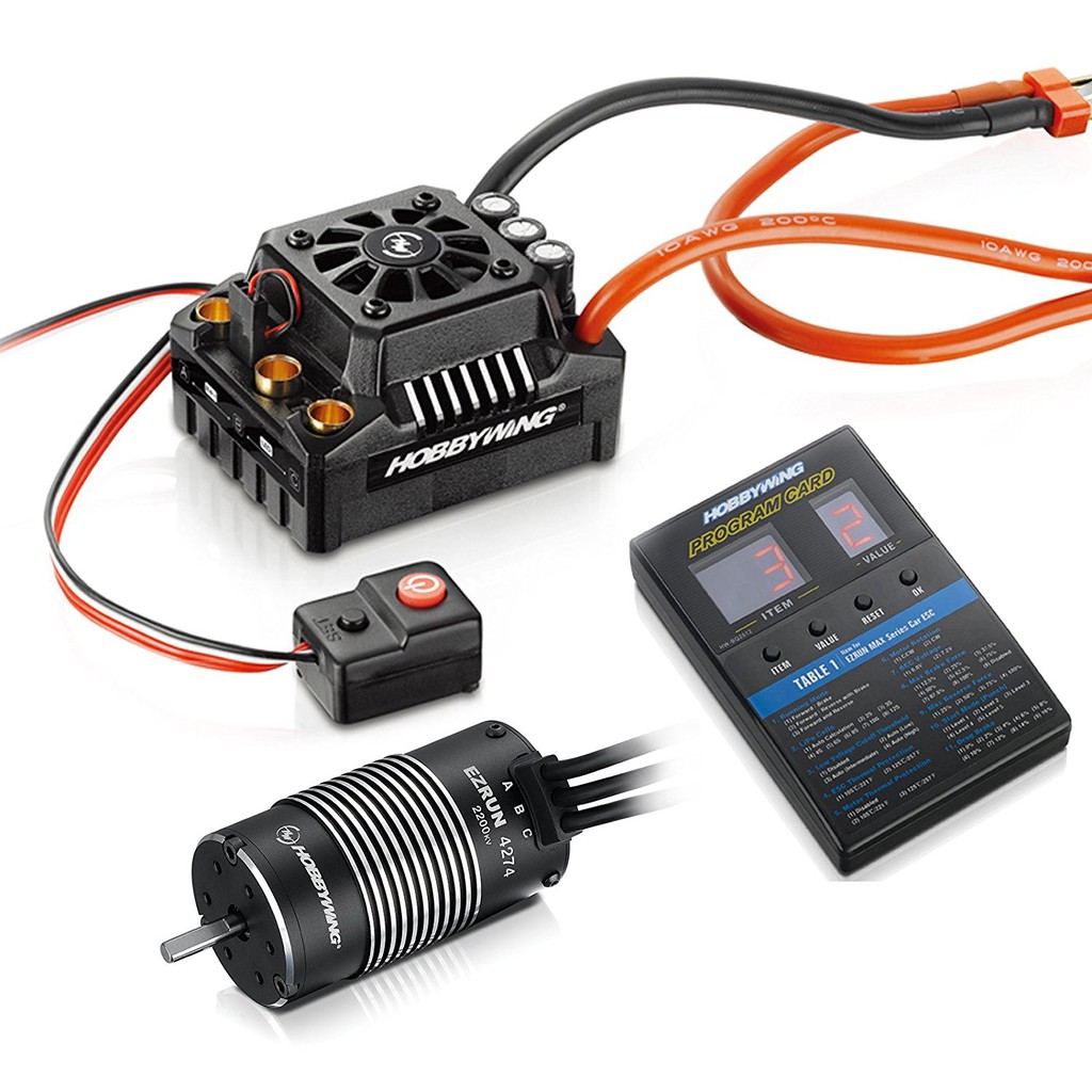 READY STOCK Hobbywing Max 8 Combo set Max8 ( Esc + motor + program