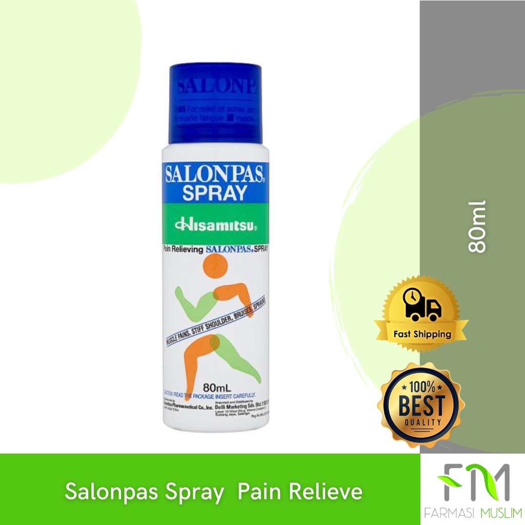 Salonpas Spray Pain Relieve 80ml | Shopee Malaysia