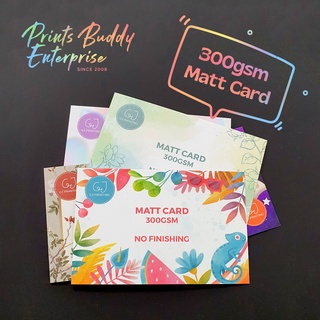 [Print-Own-Design] 300gsm Matt Card (Poster / Photo / Artprint / Postcard / Greeting Card / Thank You Card / Postcrossin