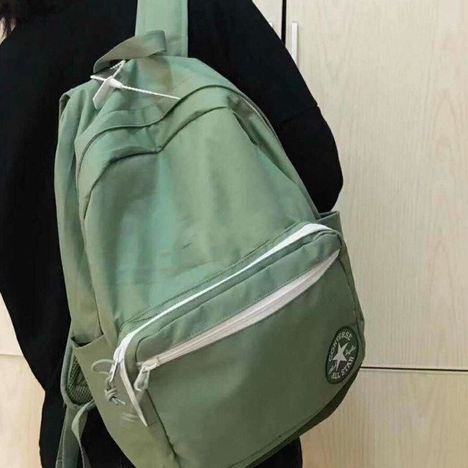 converse green backpack