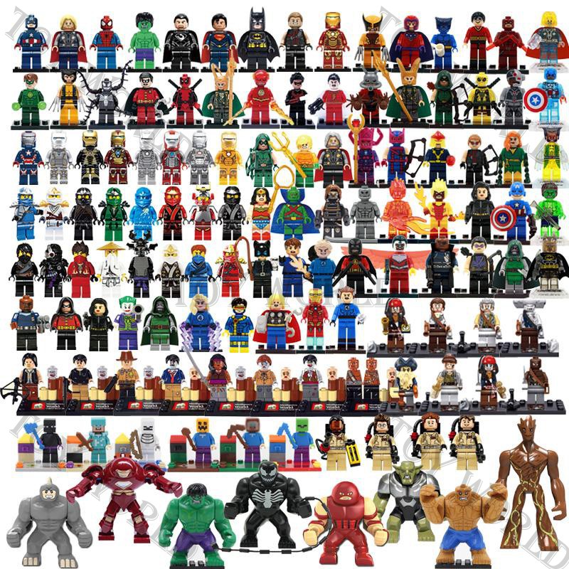 minecraft superhero figures