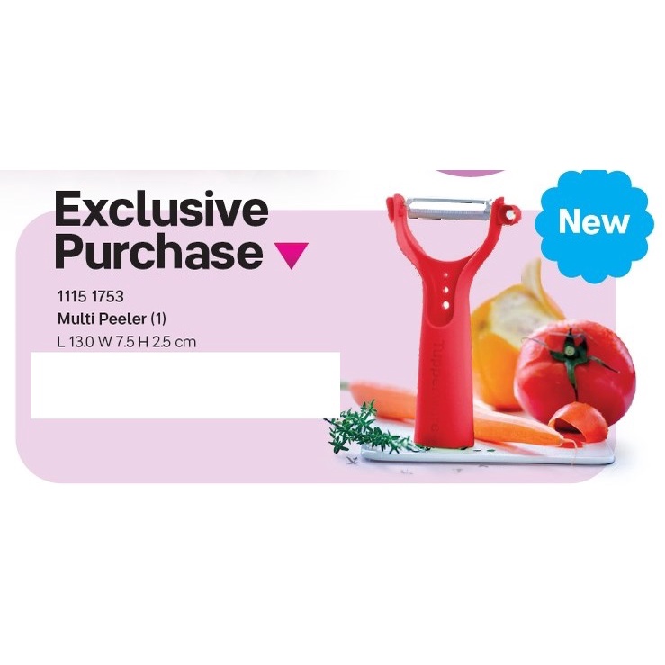 Tupperware Multi Peeler (1pc) Shopee Malaysia