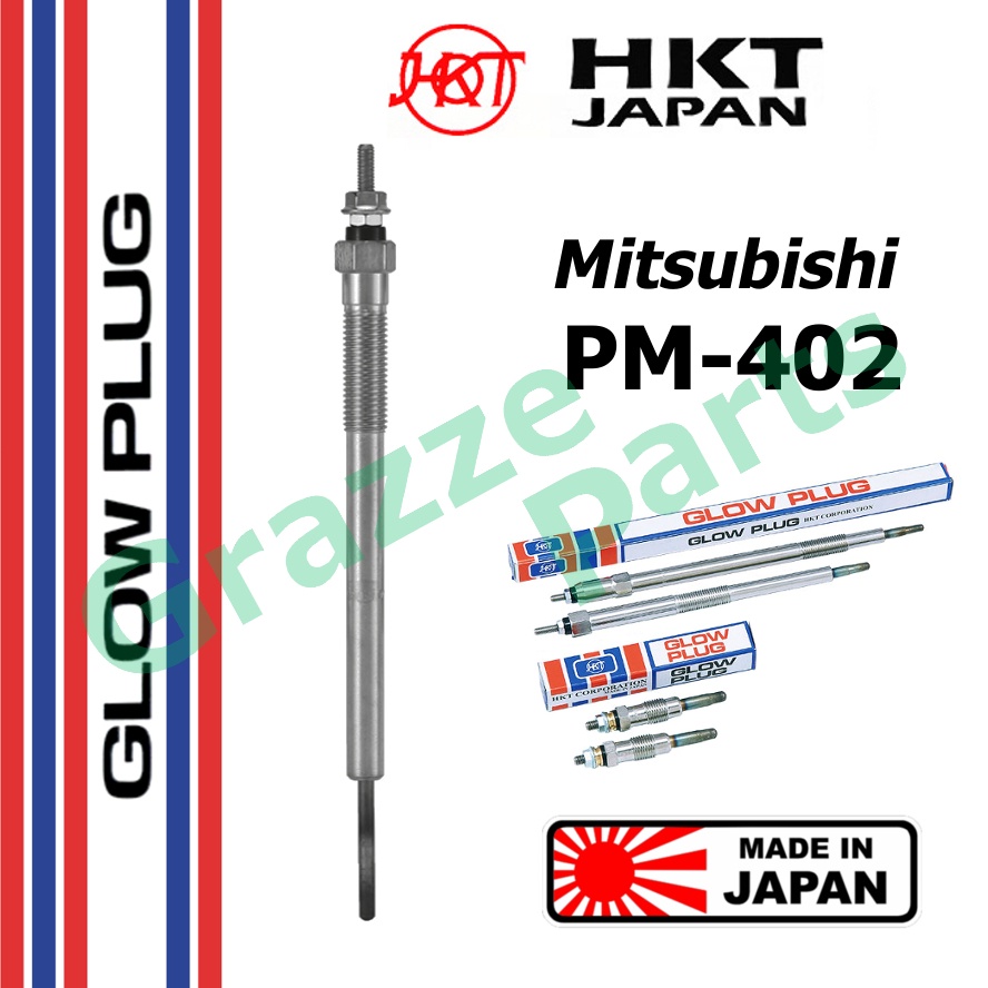 HKT 100 Made In Japan Heater Glow Plug PM402 / 1820A006T Mitsubishi