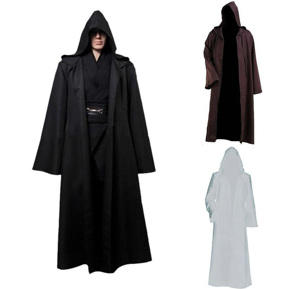 mens long cloak hoodie