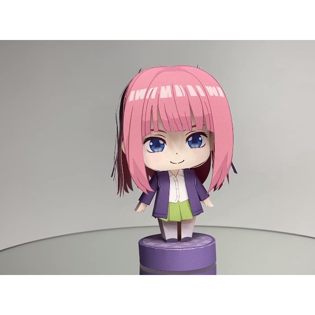 Chibi Nino Nakano The Quintessential Quintuplets Alarm Papercraft ...