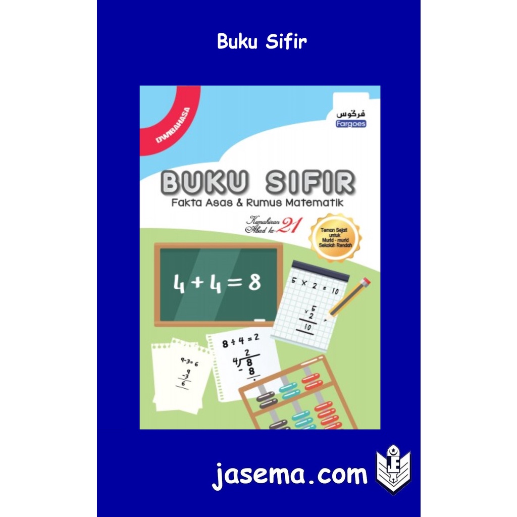 Buku Sifir Fakta Asas & Rumus Matematik (Pocket) -Dwibahasa | Shopee ...