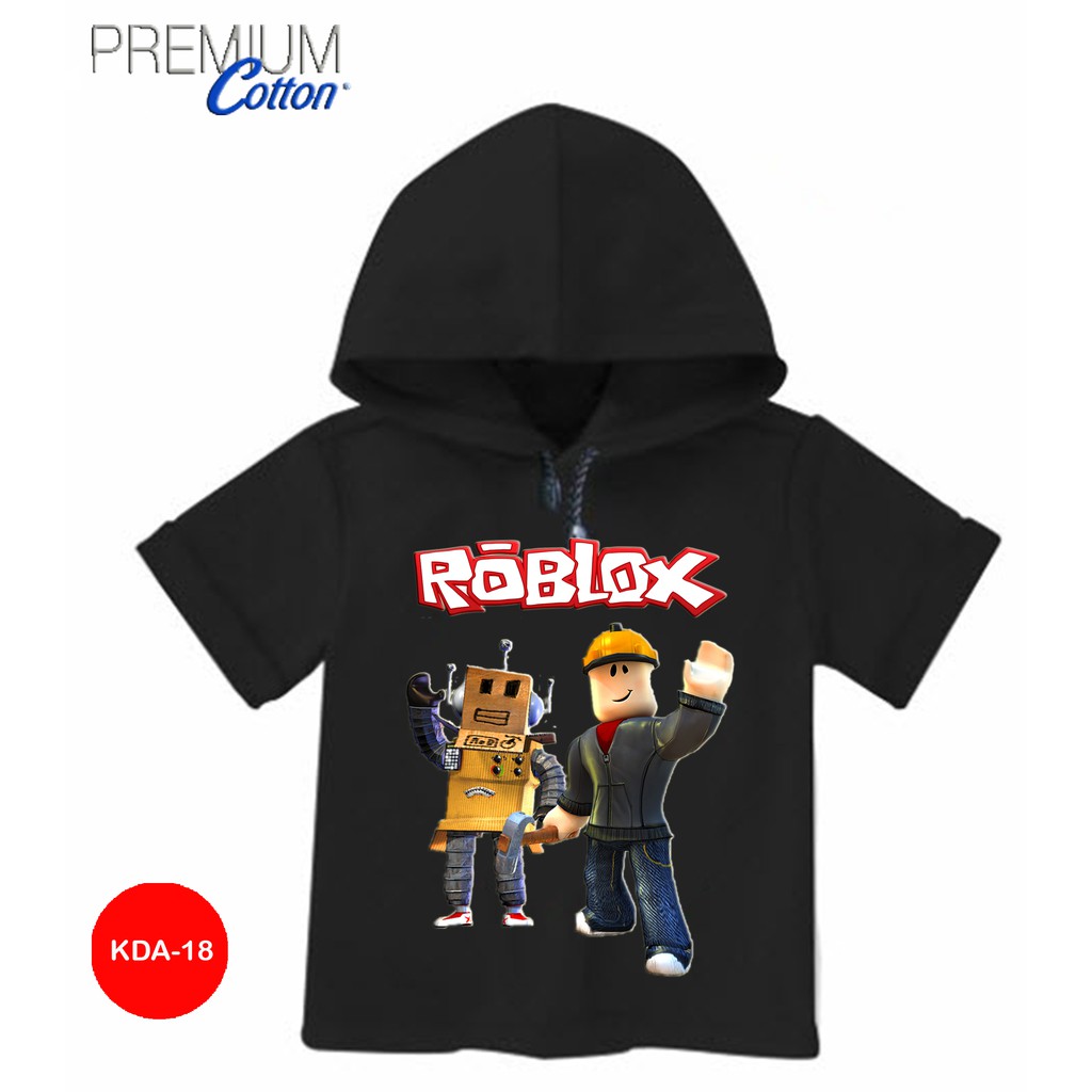 Roblox Builderman T Shirt Hoodie Children Premium Cotton Kda 18 Shopee Malaysia - roblox builder man shirt