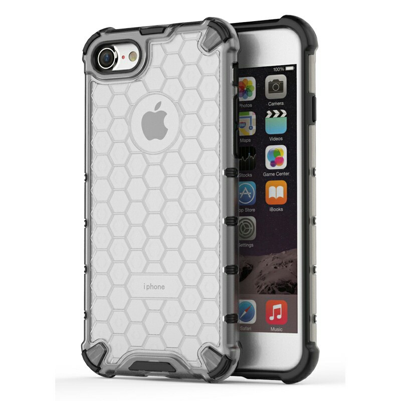 iPhone 6s Plus / X / Xs / Xs Max Case Honeycomb Shockproof Protective Soft TPU Hard back Casing
