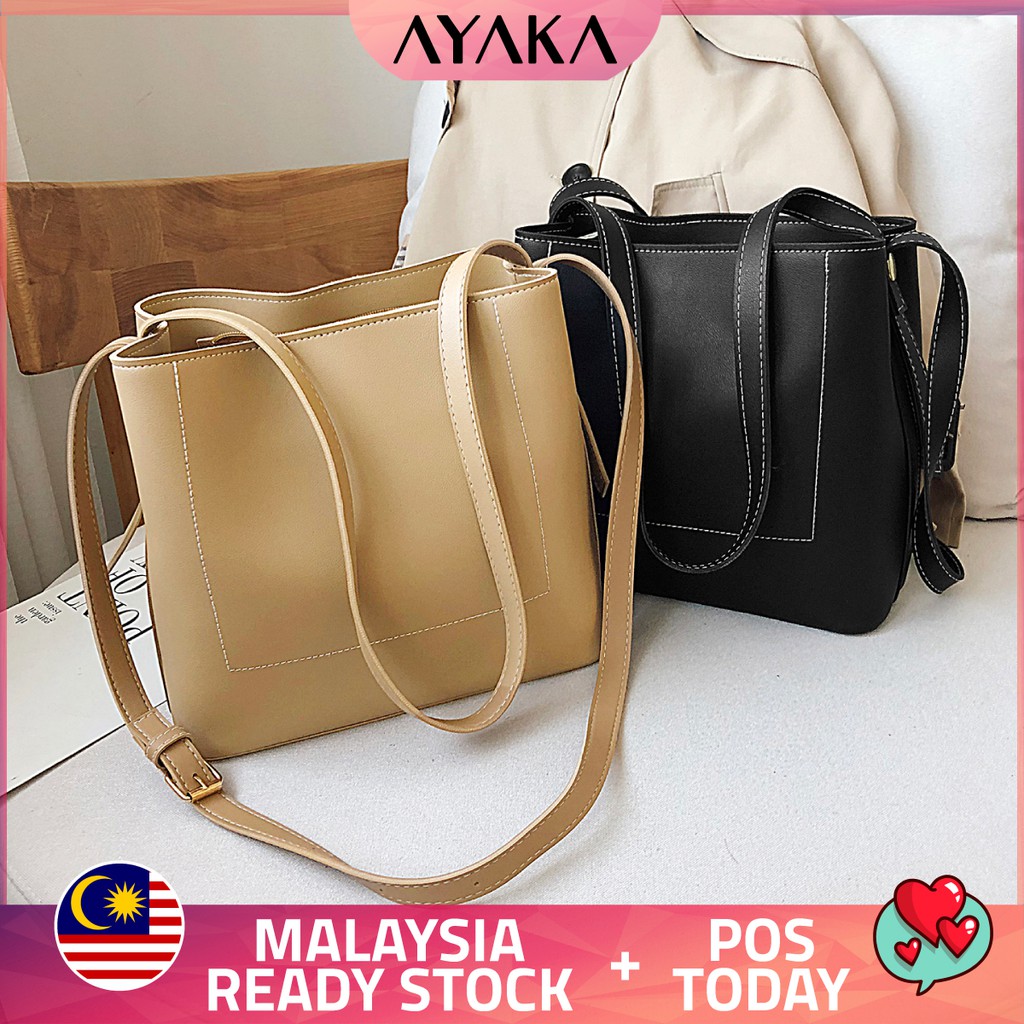 READY STOCK💝 AYAKA Women Tote Bag Stylish Shoulder Sling Bags | Shopee
