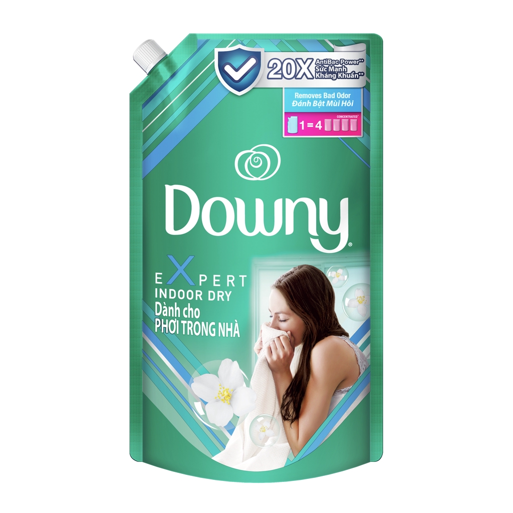 Downy Expert Indoor Dry Concentrate Fabric Conditioner Refill (1.4L