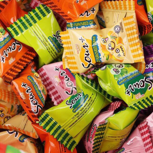 Lot 100 Sour+ Assorted Flavoured Gummy 150gm Shopee Malaysia