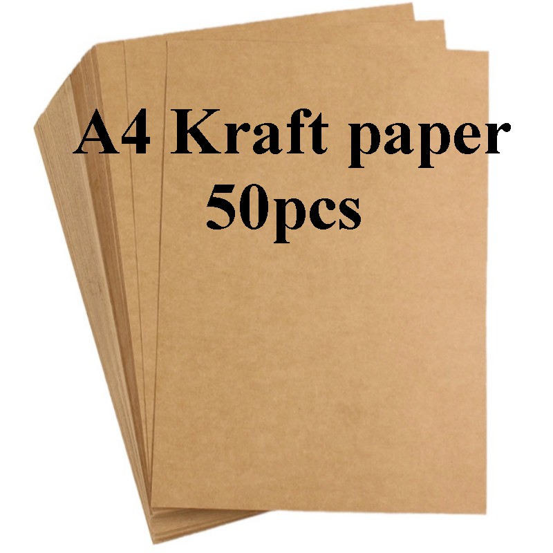 A4 Kraft Paper / Brown Kraft Paper / Kertas Kraf / Brown Paper A4 95gsm